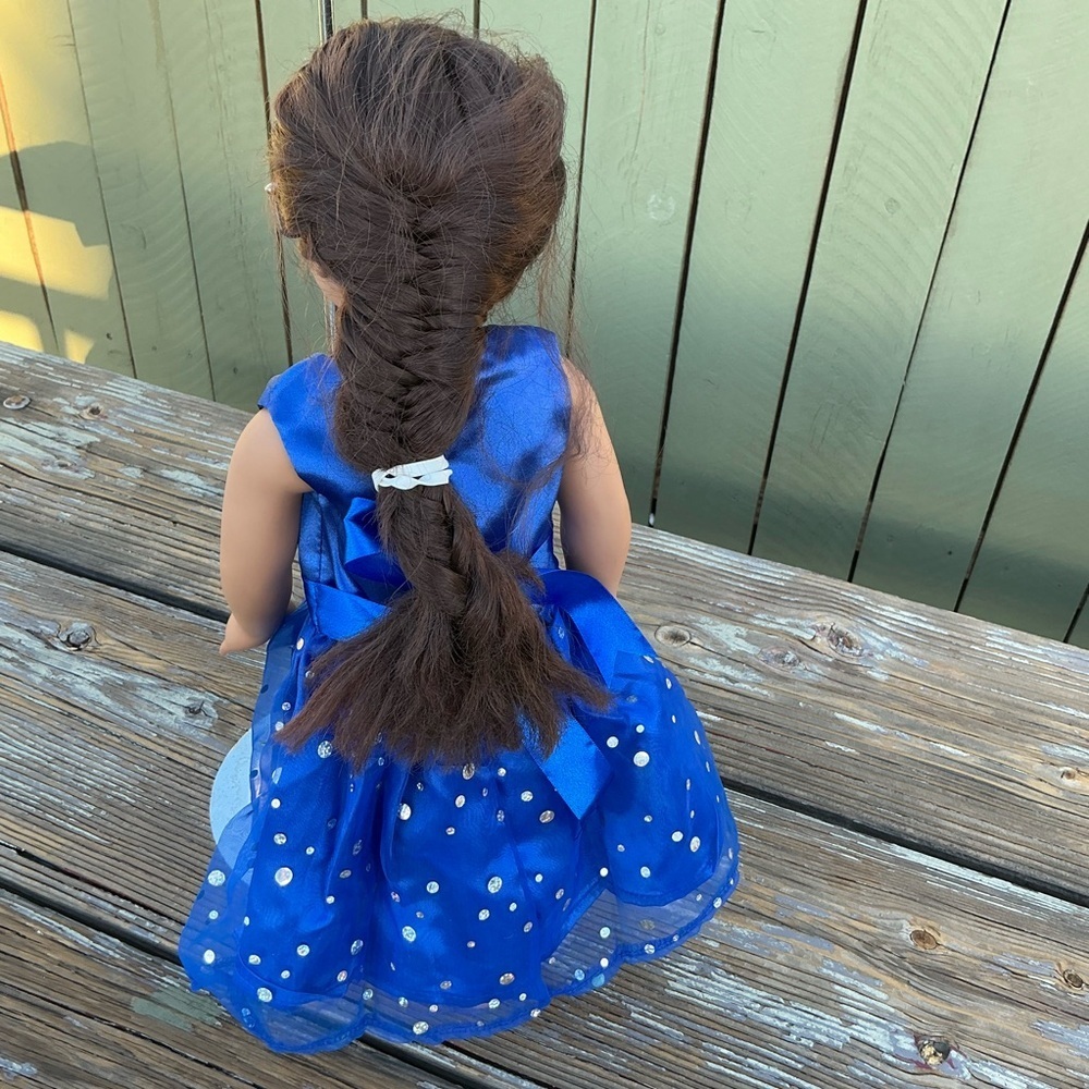 Alexander Doll Co 2024 18’ Inches Hair Dark Brown Eyes Open/Close - Picture 2 of 16